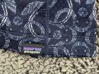Patagonia Capilene Midweight Womens Blue Long Sleeve Patterned Baselayer Sz S