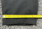 Pronto Uomo Mens Dress Pants Black 100% Wool Pleated Cuffed Trousers Size 38x29