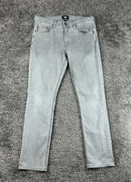 PAIGE Mens 32 Lennox Vintage Grey Sky Slim Fit Denim Jeans USA