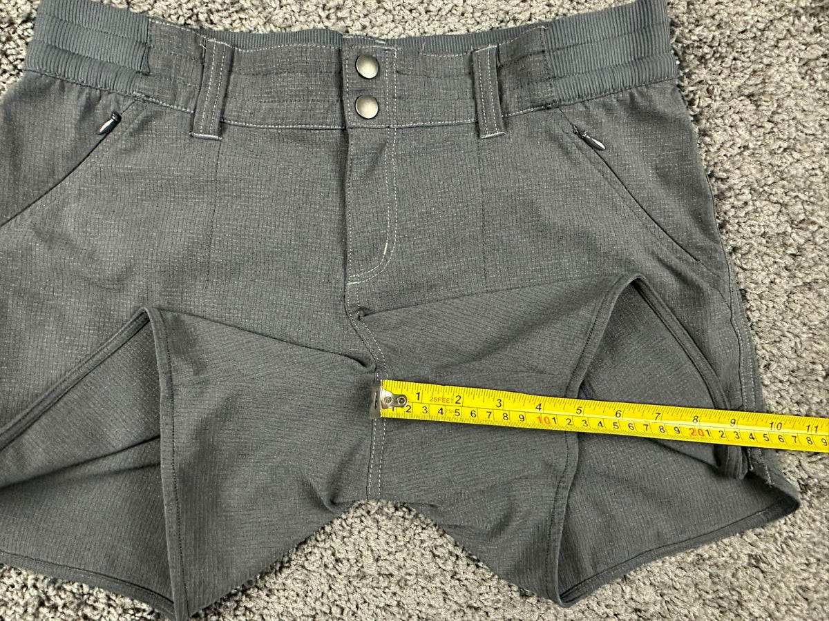 Kuhl Stretch Strattus Hiking Shorts Gray Size 6 Performance Pockets Athletic
