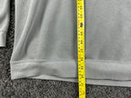 Comfort Colors 1580 Mens 2XL Grey Garment Dyed Quarter Zip Sweatshirt Pullover