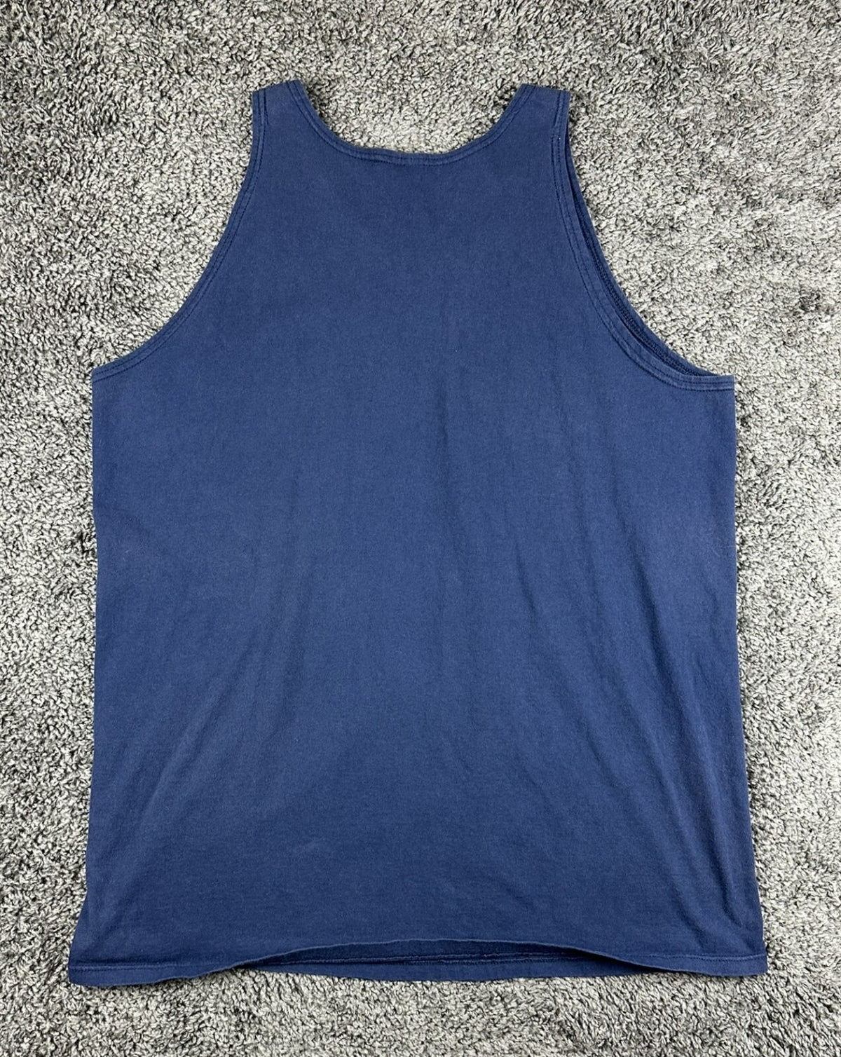 Vintage 90s Russell Athletic Mens XXL Blue Cotton Tank Top Made In USA