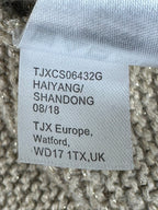 Tommy Bahama Girls M 10-12 Beige Cable Knit Sweater Pom Beanie 2 Piece Set