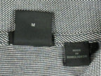 BOSS Hugo Boss Parlay 192 Mercerized Polo Shirt Men Gray Black Micro Pattern M