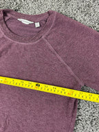 Athleta Criss Cross Sweatshirt Dress Purple Plum XS Long Sleeve Modal