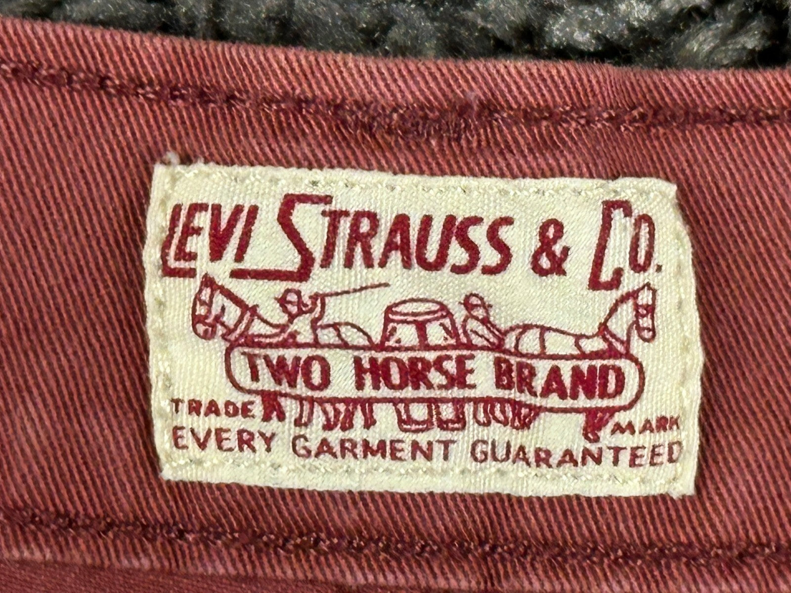 Levi’s 511 Hybrid Slim Fit Pants Men’s Red Brick Twill Straight Leg 30x32