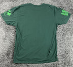 Grunt Style Lucky & Loaded T-Shirt Men Green St Patrick’s Day Graphic Tee Sz XL