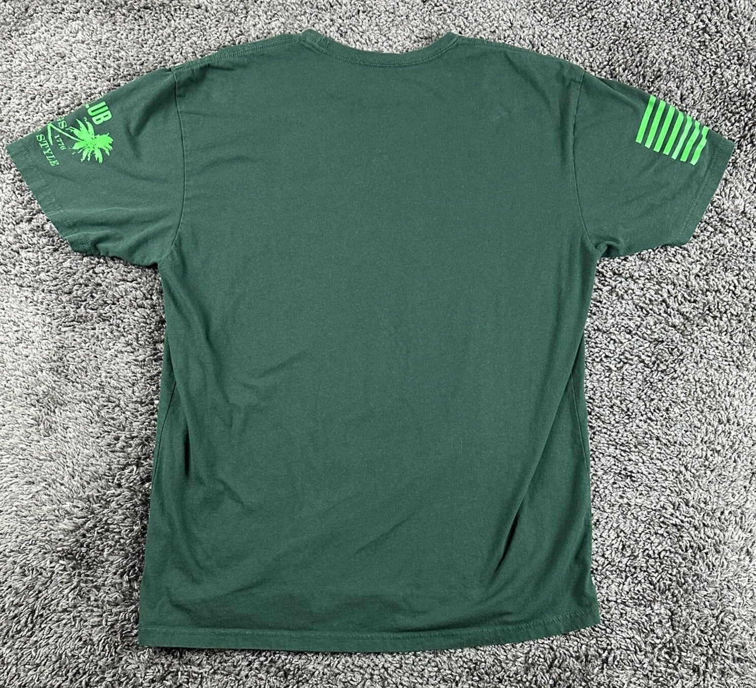 Grunt Style Lucky & Loaded T-Shirt Men Green St Patrick’s Day Graphic Tee Sz XL