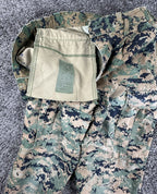 USMC Woodland MARPAT Combat Utility Pants Long Military Cargo Trousers Sz Small