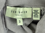 Ted Baker London Liliiee Light Purple Lilac Knit Front Zip Skater Dress Size 3