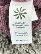 Athleta Criss Cross Sweatshirt Dress Purple Plum XS Long Sleeve Modal