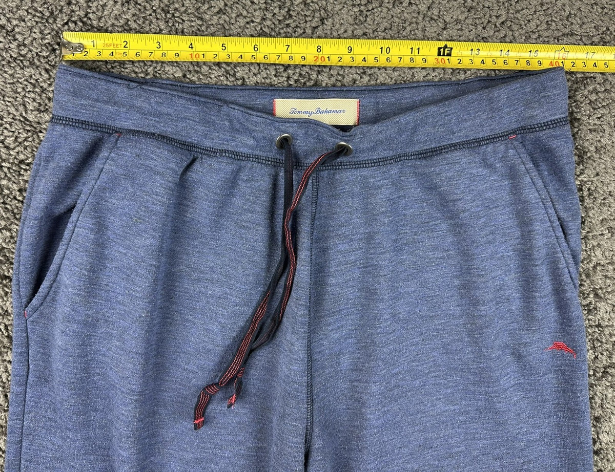 Tommy Bahama Blue Heather Drawstring Lounge Pants Medium M