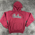 South Carolina Gamecocks Hoodie Mens Garnet Maroon Pullover NCAA Sweatshirt Sz L