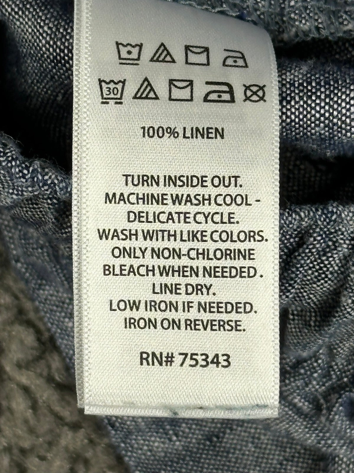 C&C California Womens M Blue 100% Linen Drawstring Pull On Casual Shorts