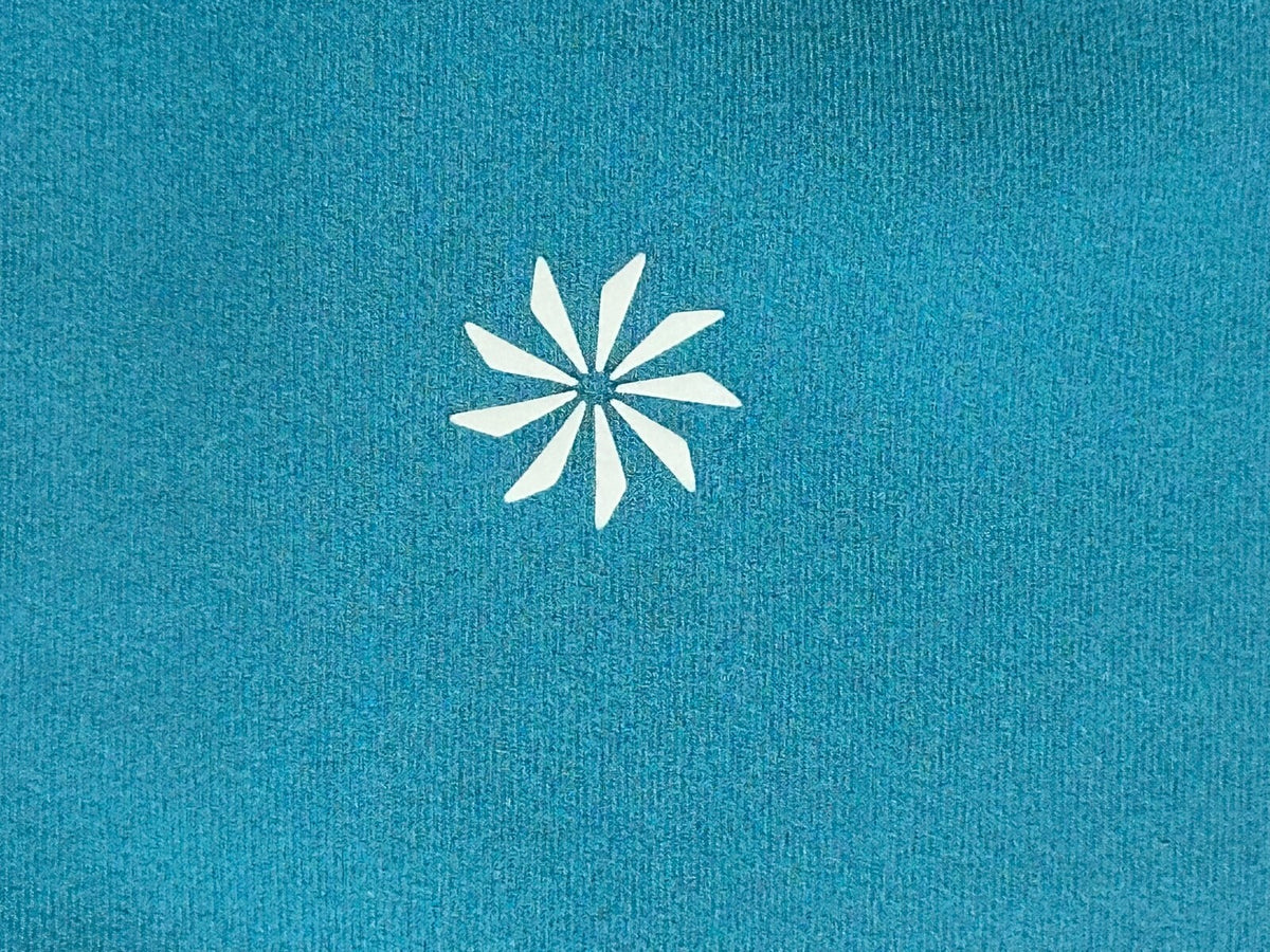 Athleta Womens M Transcend 7/8 Tight Leggings Teal Yoga Gym Workout Pants