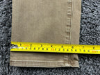 American Eagle Mens AirFlex+ Jeans Tan Brown Slim Straight Stretch Denim 32x32