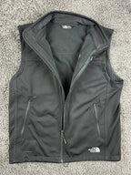 The North Face Canyonwall WindWall Vest Mens L Black Softshell WTA Tour Full Zip
