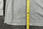 Nike Mens XL Heather Grey Elite World Long Sleeve T-Shirt Dri-Fit