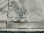 Adidas 2000 Luxe Wrap Satin Rhinestone Mini Skirt Beige Tan Medium