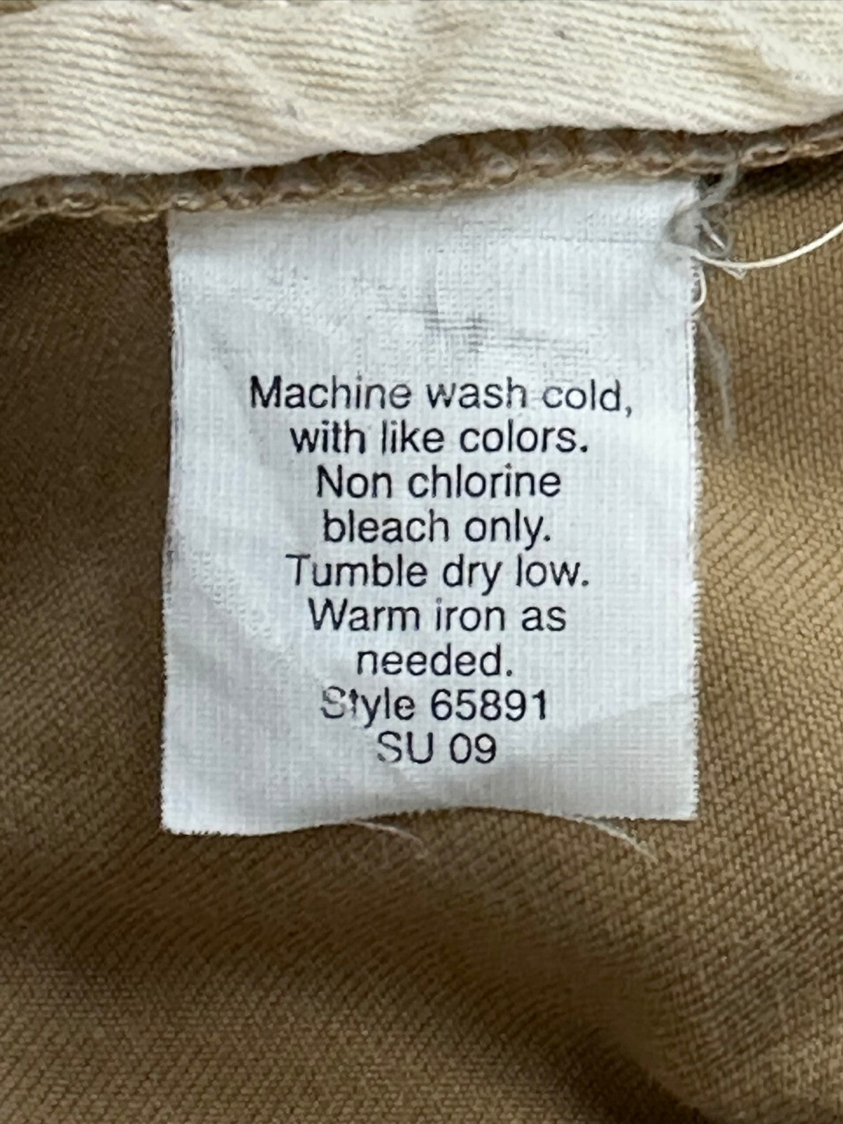 J.Crew Mens 30x32 Khaki Broken In Regular Fit Cotton Chino Casual Pants