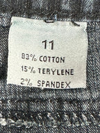 Blue Stitch Womens Jeans Size 11 Dark Wash Stretch Straight Leg Denim Pants