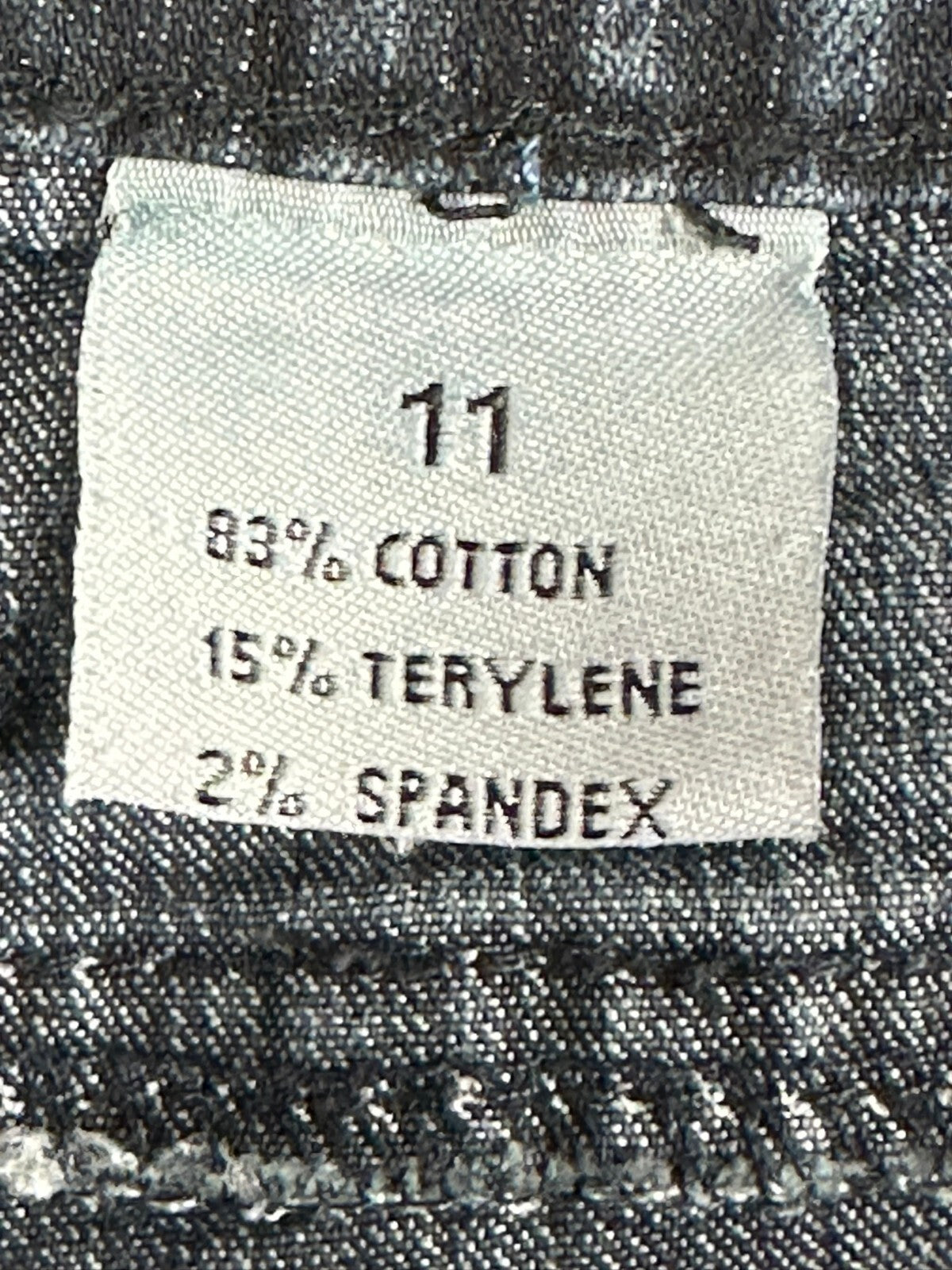 Blue Stitch Womens Jeans Size 11 Dark Wash Stretch Straight Leg Denim Pants