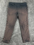 Lululemon ABC Slim-Fit 5 Pocket Pants Mens Black Warpstreme Trousers Sz 31x28