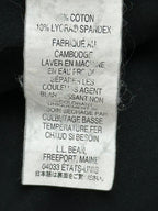 LL Bean Perfect Fit Pants Women's Medium Regular Black Cotton Lycra Straight Leg