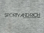 Sporty & Rich Good Health Starts Here Sweatpants Heather Gray Joggers Womens XS