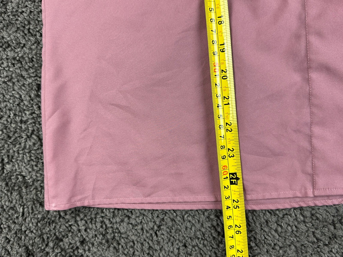 Vintage Lady Manhattan Womens 14 Pink Long Sleeve Button Up Blouse Top Shirt