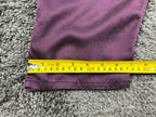 Citron Santa Monica Womens Silk Pants Small Purple Elastic Waist Trousers