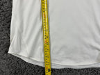 Nike Swift Dri-FIT UV 1/4 Zip Running Top Women White Long Sleeve Thumbholes L