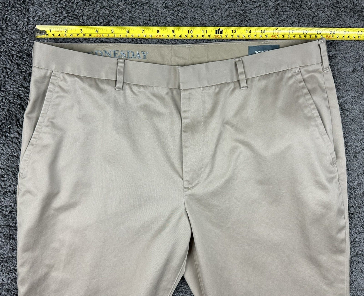 Bonobos Men's Weekday Warrior Wednesday Chino Pants Khaki 38x34