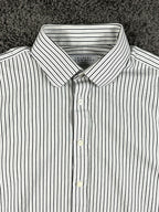 Charles Tyrwhitt Mens 16.5/34 Striped Dress Shirt French Cuff 100% Cotton