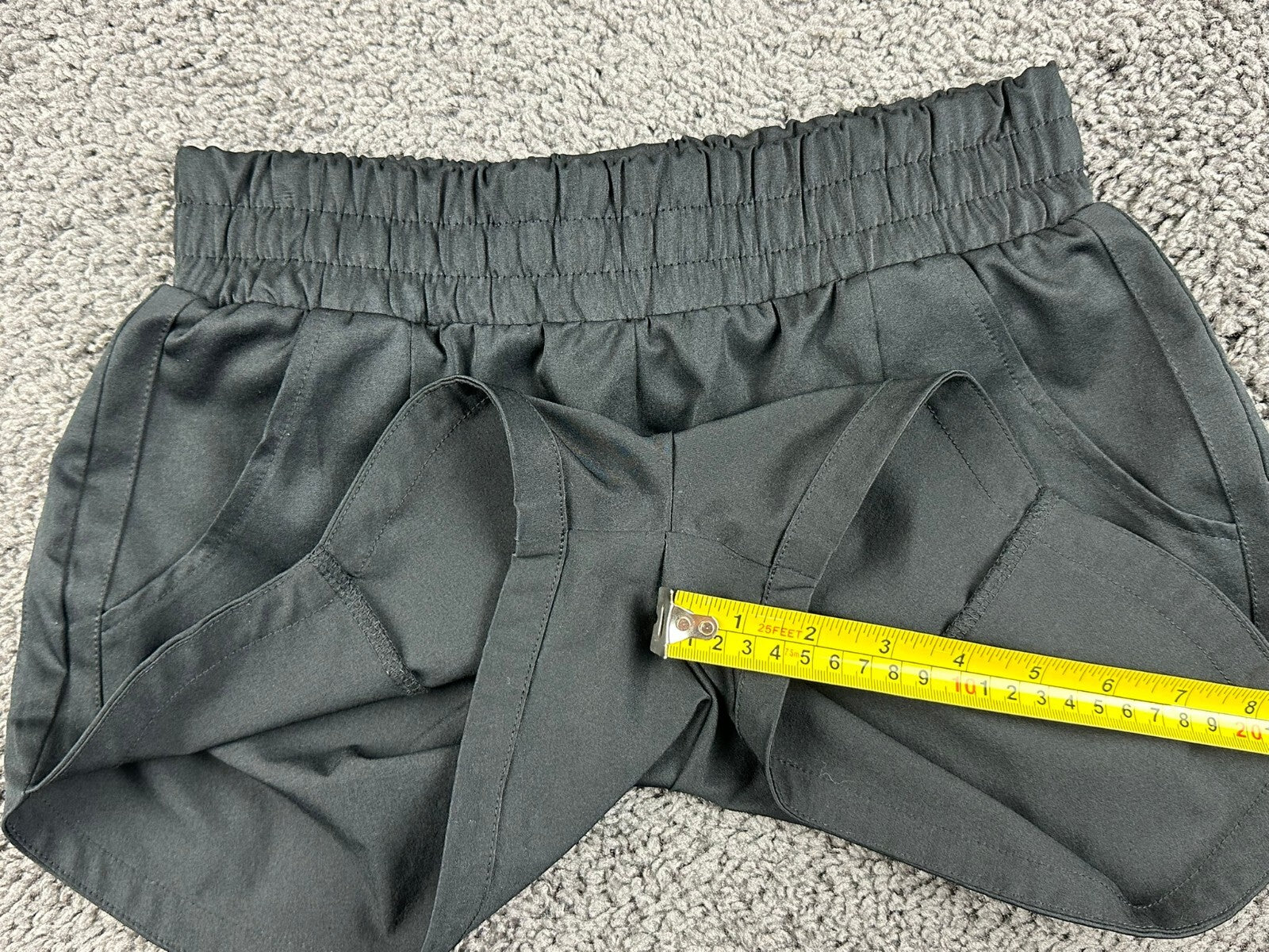 Five Dancewear Shorts Black High Waist Pockets Athletic Dance Workout Sz XS