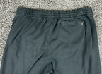 Polo Ralph Lauren Mens M Black White Stripe Interlock Track Pants Joggers