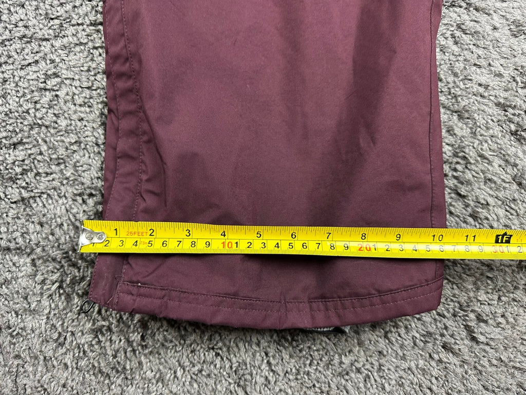 Nike 6.0 Mens L Burgundy Cargo Snowboard Ski Pants Vented Zip Hem Y2K