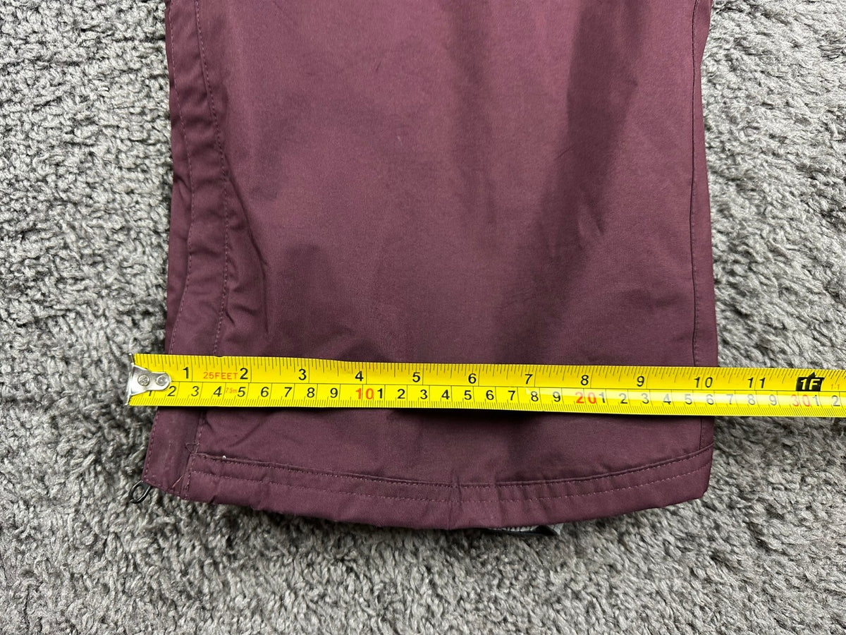 Nike 6.0 Mens L Burgundy Cargo Snowboard Ski Pants Vented Zip Hem Y2K