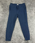 Faherty Brand Mens Medium Blue Navy Legend Sweatpant Jogger Pants Activewear