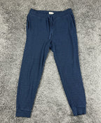 Faherty Brand Mens Medium Blue Navy Legend Sweatpant Jogger Pants Activewear