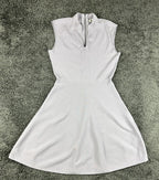Ted Baker London Liliiee Light Purple Lilac Knit Front Zip Skater Dress Size 3