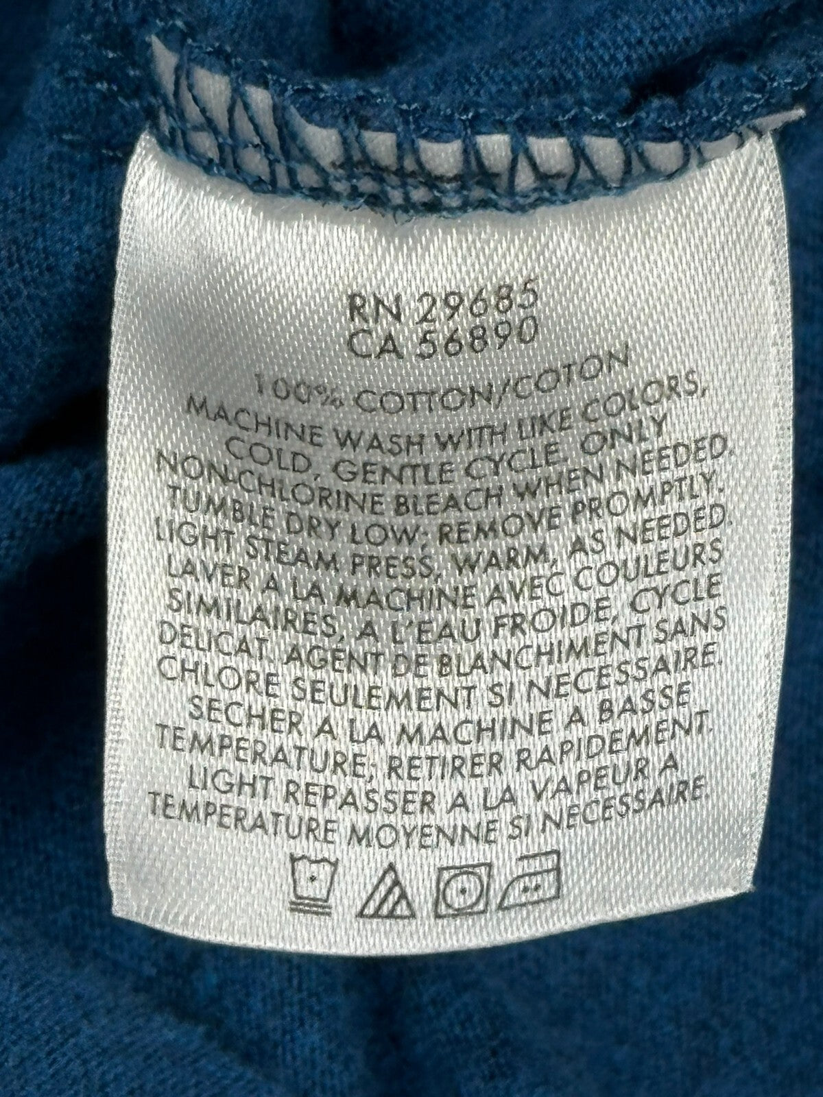 Pendleton Deschutes Mens Large L Blue Heather Short Sleeve Pocket T Shirt Tee