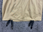 Leg Avenue Girl Scout Cookie Troop Pot Brownie Costume Dress M Tan