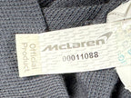 McLaren Racing Mens XS Grey Orange Polo Shirt Formula 1 F1 Team Fanwear