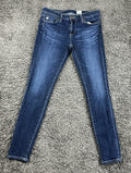 AG Adriano Goldschmied The Legging Ankle Jeans Womens Blue Skinny Sz 24R