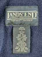 Vintage Lands End Mens L Yellow Fleece Lined Thinsulate Squall Bomber Jacket