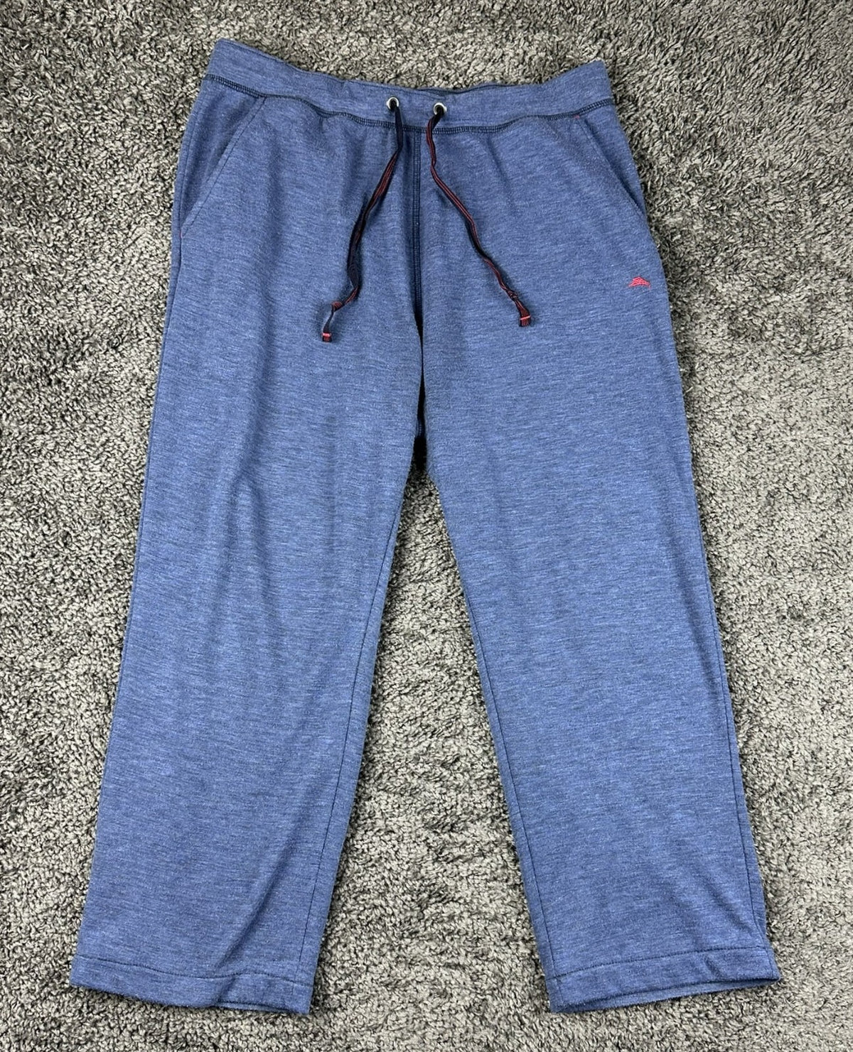 Tommy Bahama Blue Heather Drawstring Lounge Pants Medium M