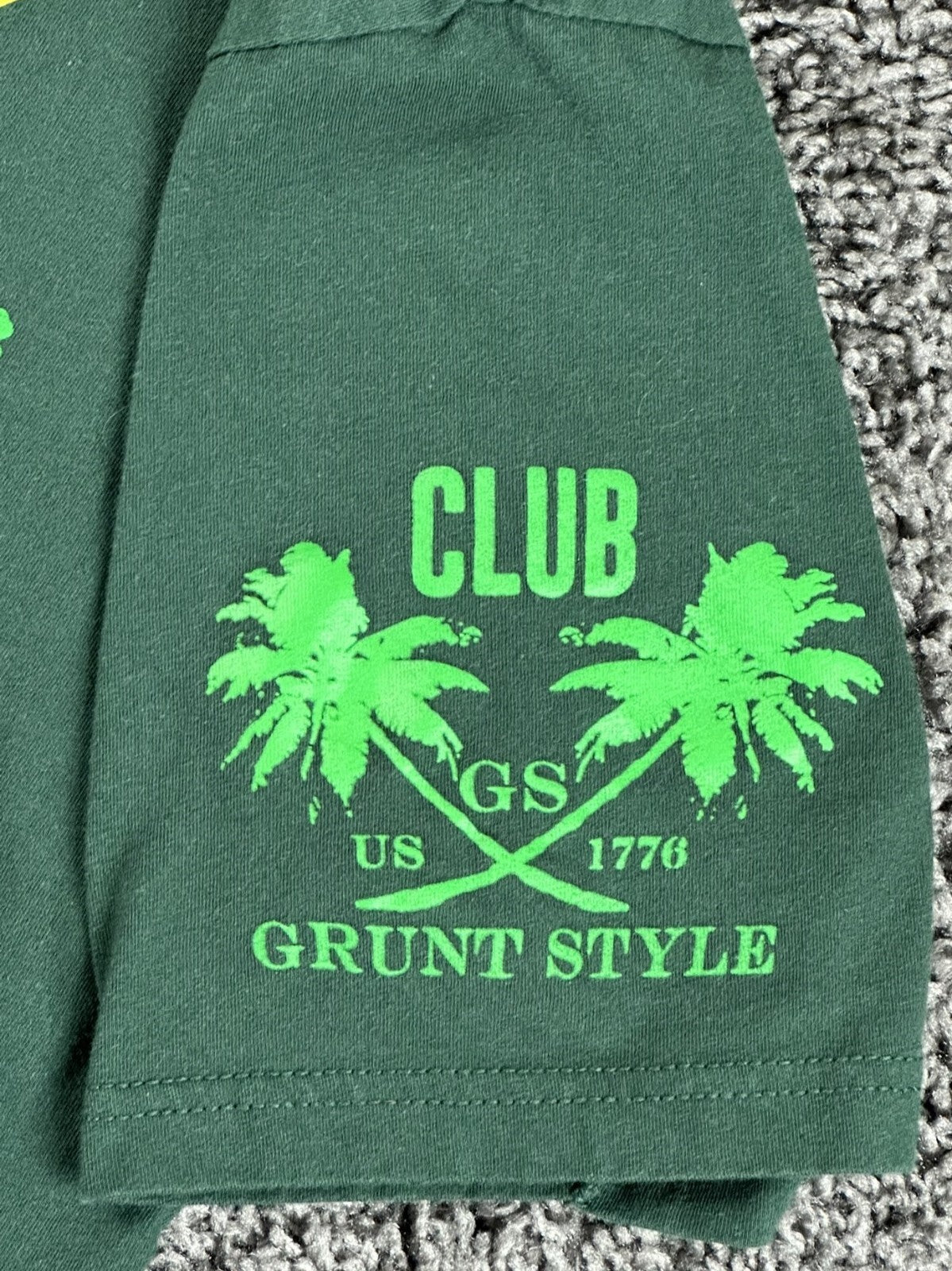 Grunt Style Lucky & Loaded T-Shirt Men Green St Patrick’s Day Graphic Tee Sz XL