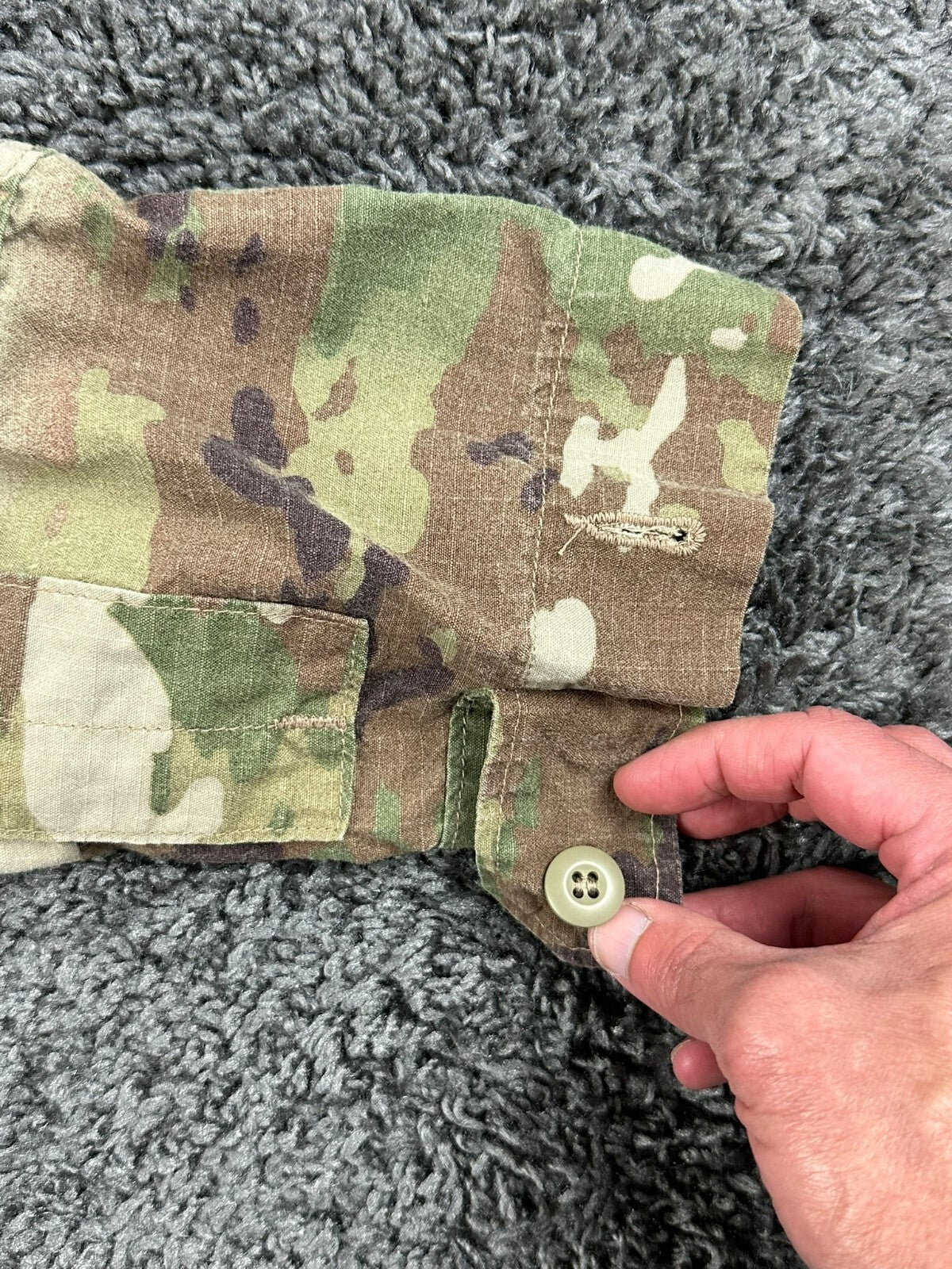 US Army OCP FRACU Combat Jacket  Regular Flame Resistant Multicam Coat Sz Medium
