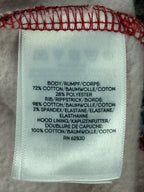 Lands End Serious Sweats Womens Hooded Lounger Dress Plaid Red Fleece 3X 24W